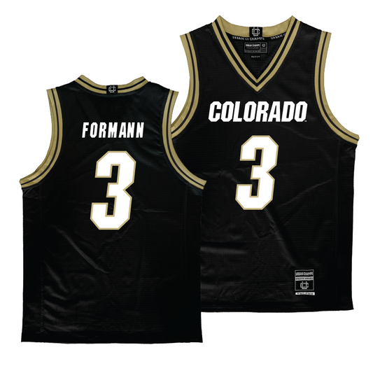 Colorado Women's Black Basketball Jersey - Frida Formann | #3