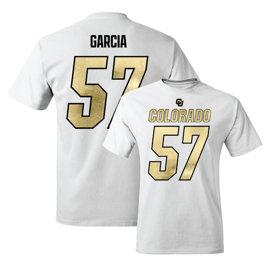 Football White Shirsey Comfort Colors Tee  - Kyeran Garcia