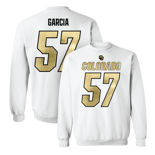 Football White Shirsey Crew  - Kyeran Garcia