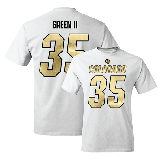 Football White Shirsey Comfort Colors Tee  - BJ Green II