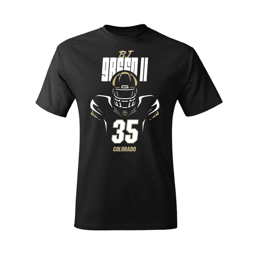 Football Black Silhouette Tee  - BJ Green II