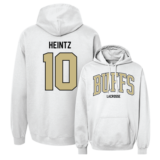 Women's Lacrosse White Arch Hoodie - Danielle Heintz