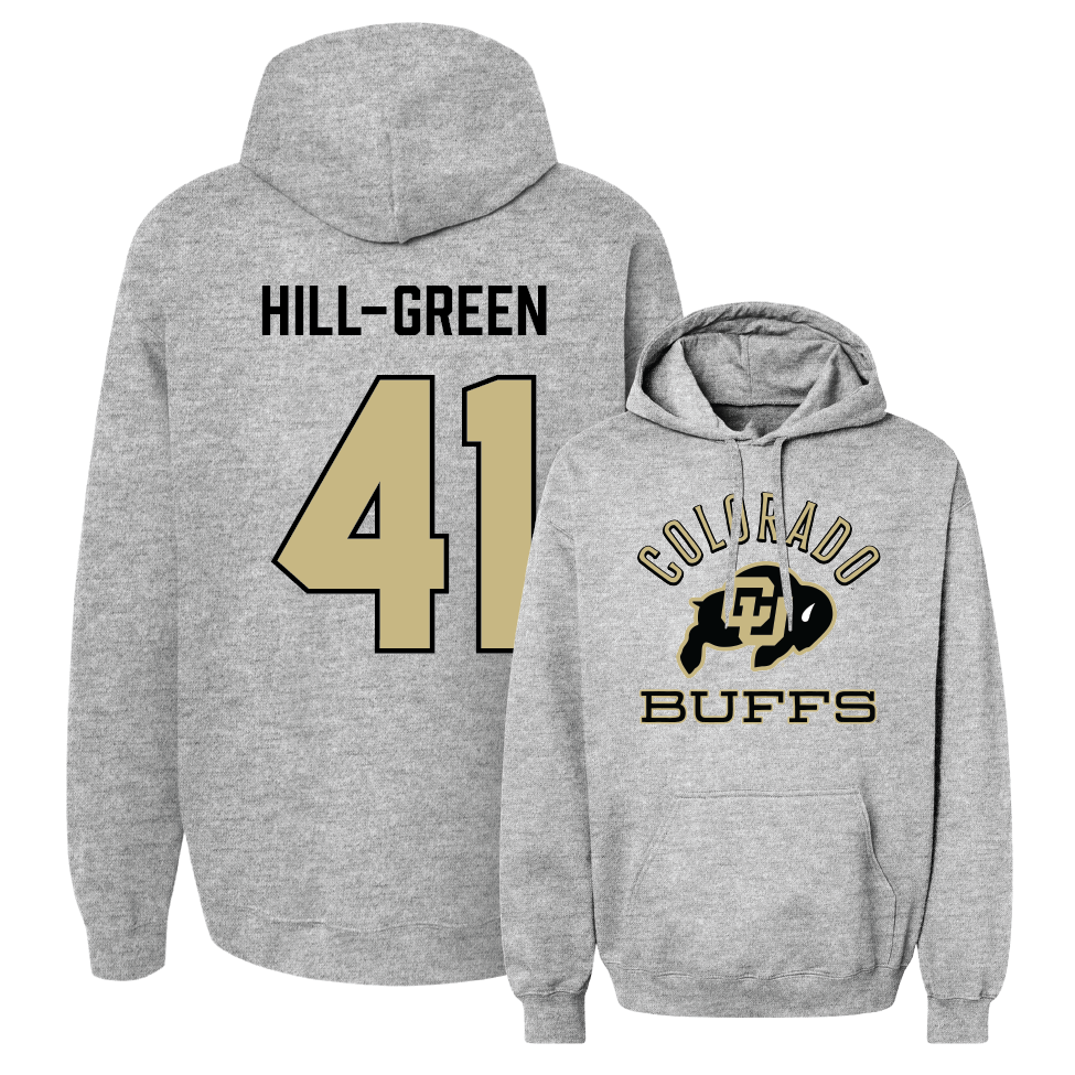 Sport Grey Football Classic Hoodie  - Nikhai Hill-Green