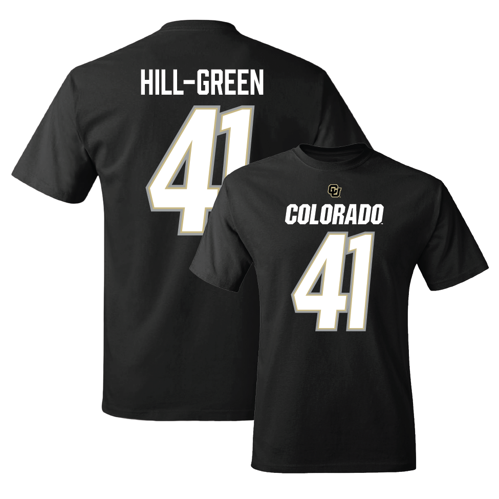 Football Black Shirsey Tee  - Nikhai Hill-Green