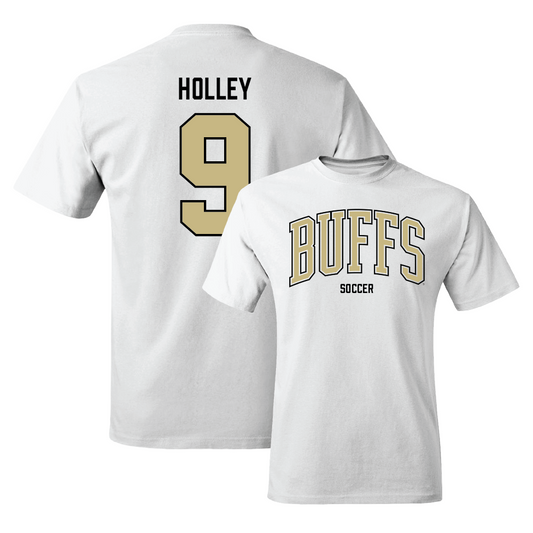 Women's Soccer White Arch Tee  - Jace Holley