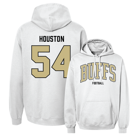 Football White Arch Hoodie  - Phillip Houston