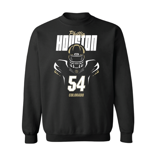 Football Black Silhouette Crew  - Phillip Houston