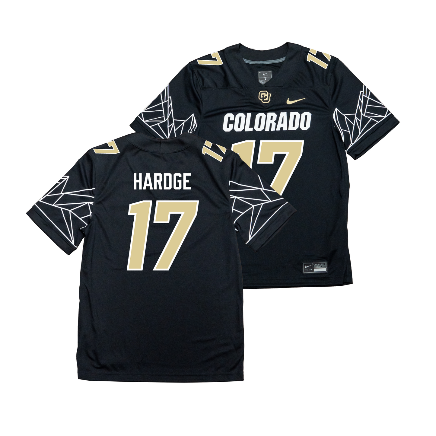 Nike Colorado Buffs Black NIL Game Replica Football Jersey - Isaiah Hardge | #17