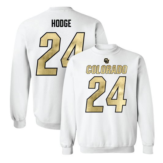 Football White Shirsey Crew  - Preston Hodge