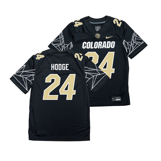 Nike Colorado Buffs Black NIL Game Replica Football Jersey - Preston Hodge