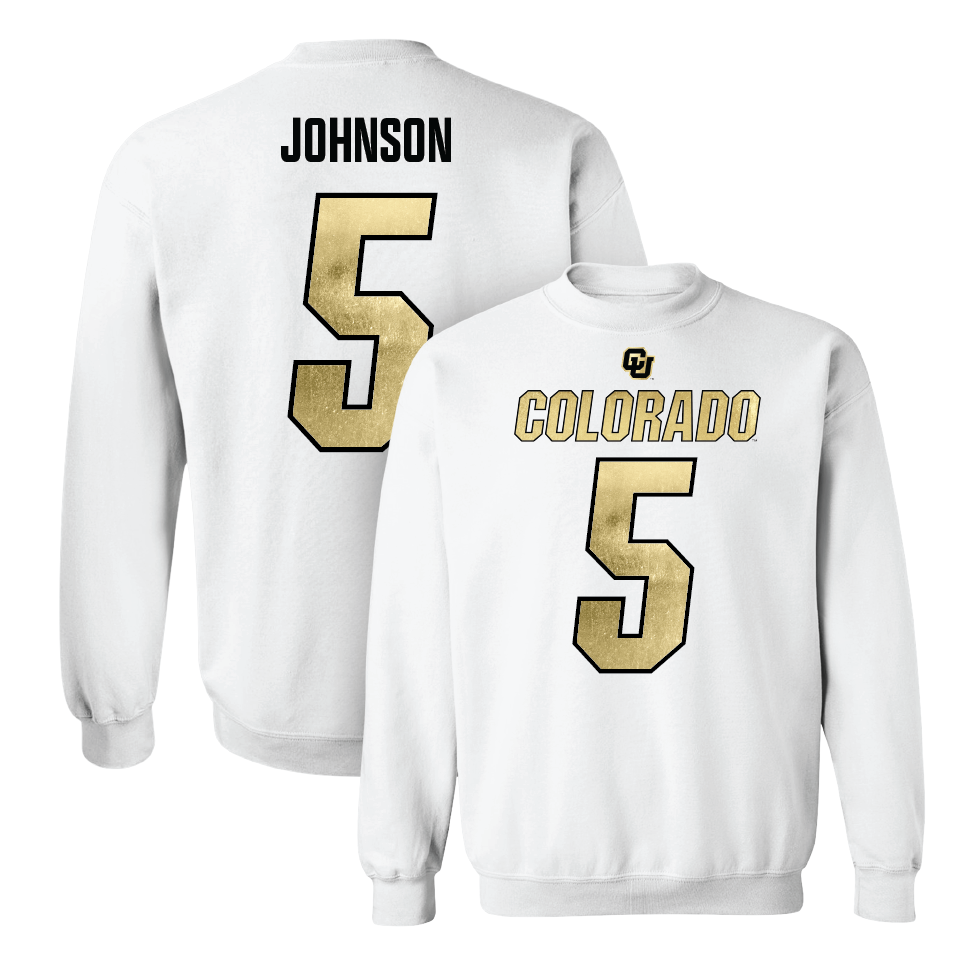 Football White Shirsey Crew  - RJ Johnson