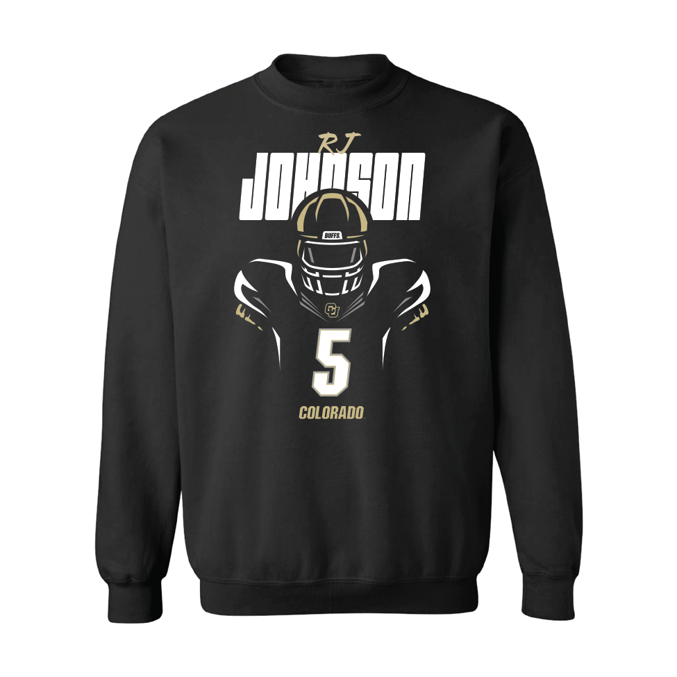 Football Black Silhouette Crew  - RJ Johnson