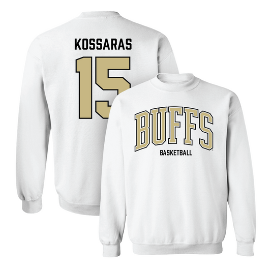 Men's Basketball White Arch Crew  - Felix Kossaras