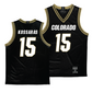 Colorado Men's Black Basketball Jersey  - Felix Kossaras