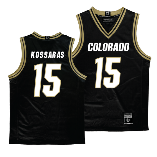 Colorado Men's Black Basketball Jersey  - Felix Kossaras