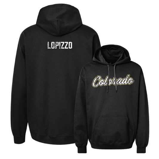 Women's Cross Country Black Script Hoodie  - Gioana Lopizzo