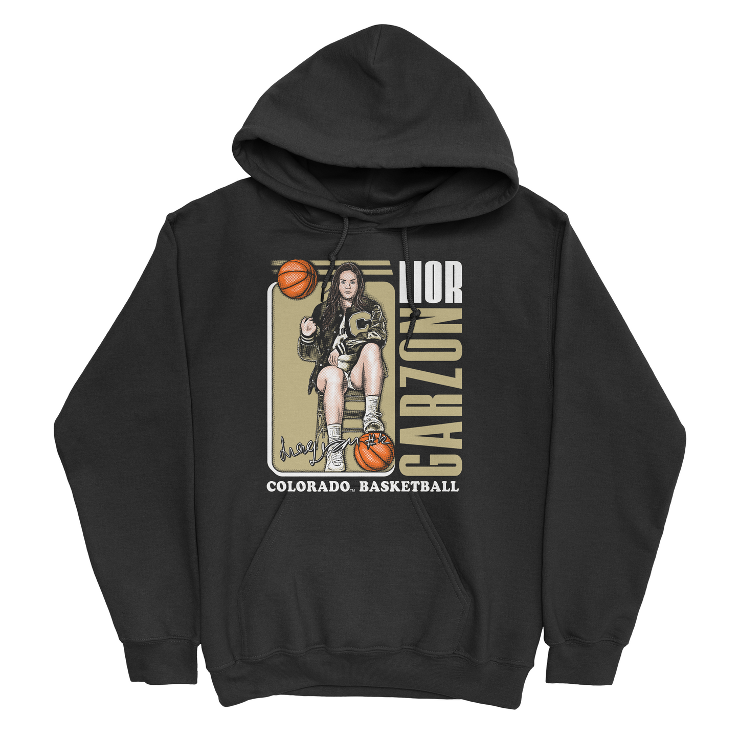 EXCLUSIVE RELEASE: Lior Garzon Illustrated Black Hoodie