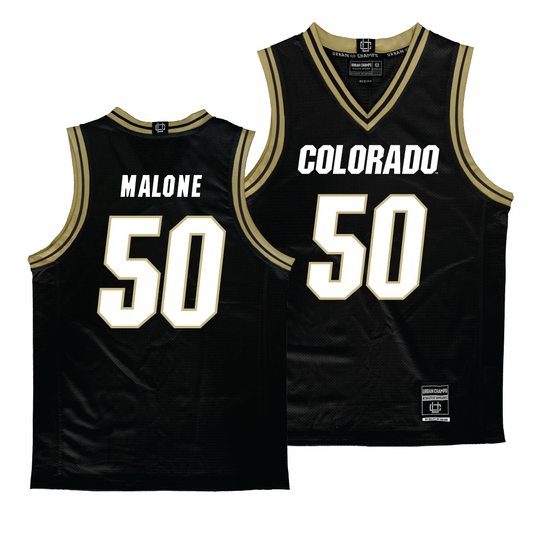 Colorado Men's Black Basketball Jersey  - Elijah Malone