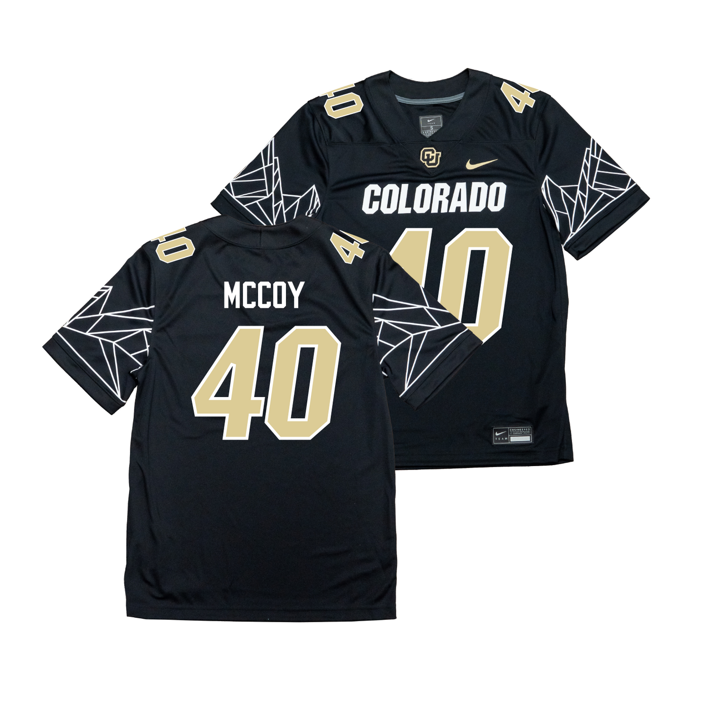 Nike Colorado Buffs Black NIL Game Replica Football Jersey - Taje McCoy | #40