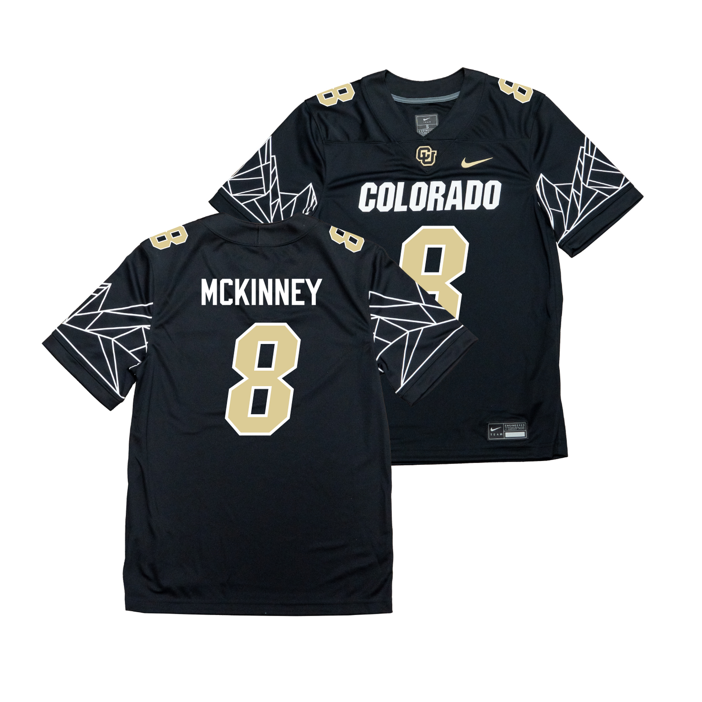 Nike Colorado Buffs Black NIL Game Replica Football Jersey - DJ McKinney