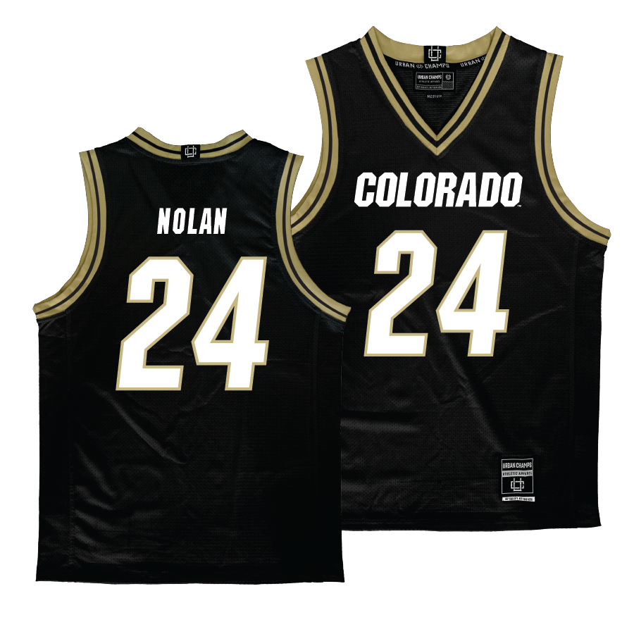 Colorado Women's Black Basketball Jersey - Madeline Nolan | #24