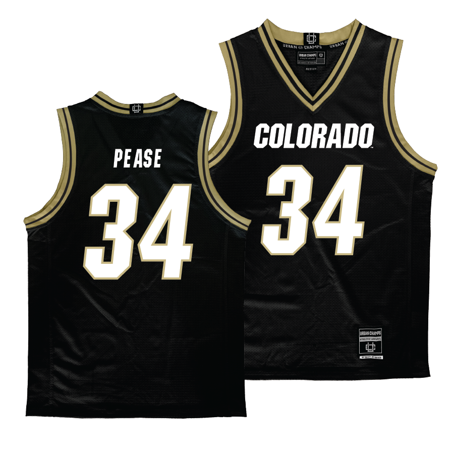 Colorado Men's Black Basketball Jersey - Jack Pease | #34