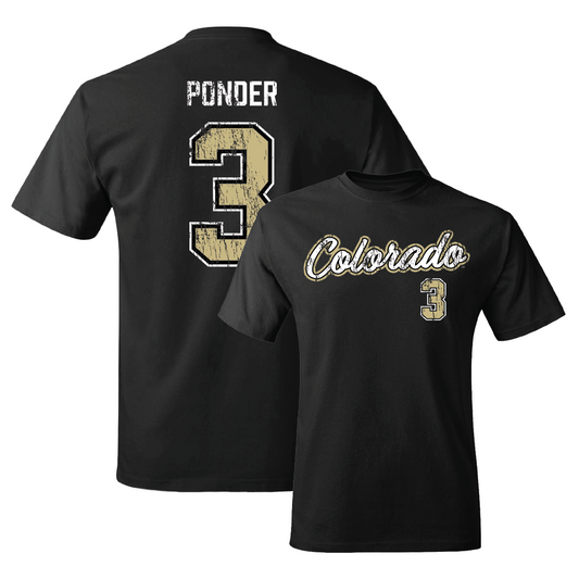 Football Black Script Tee  - Dominiq Ponder