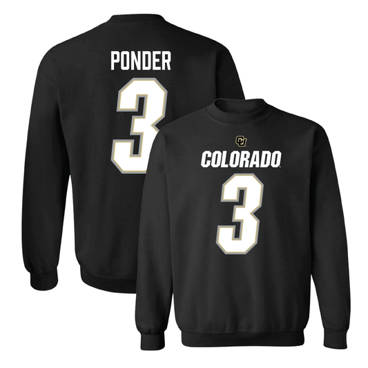 Football Black Shirsey Crew  - Dominiq Ponder