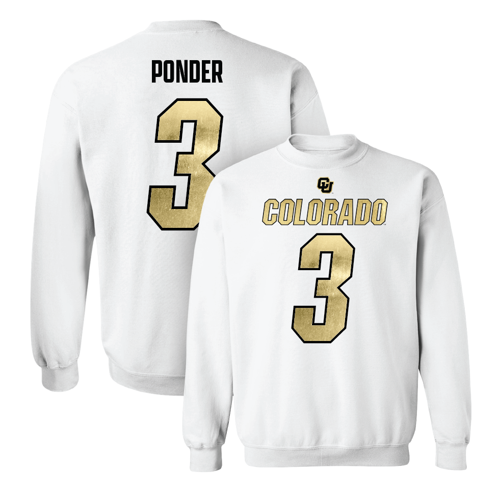 Football White Shirsey Crew  - Dominiq Ponder