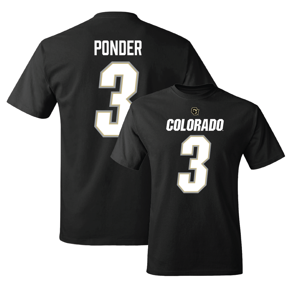 Football Black Shirsey Tee  - Dominiq Ponder