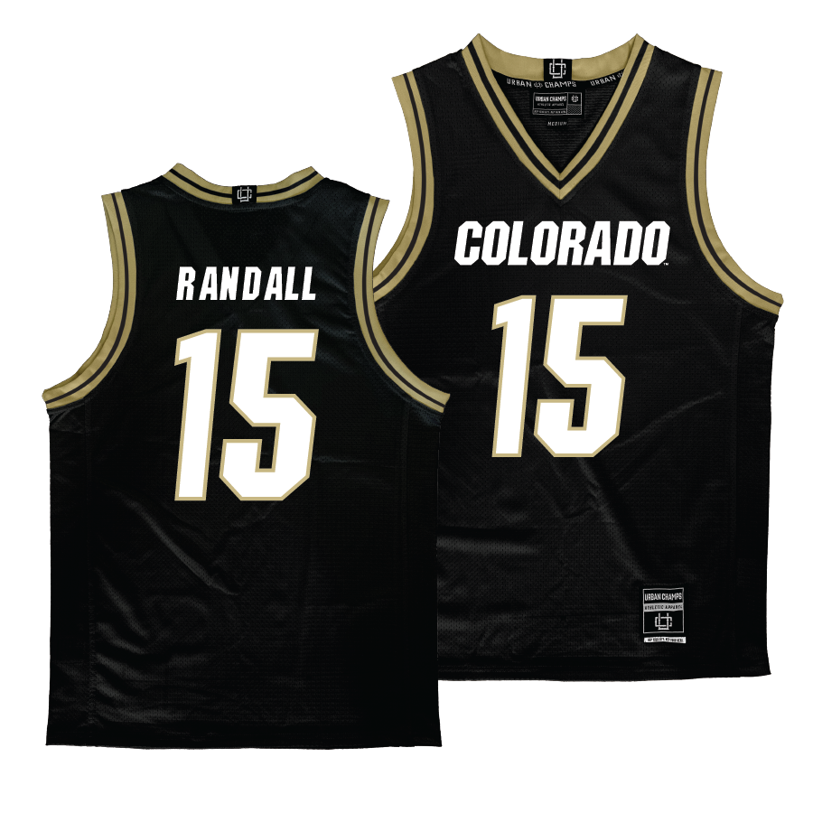 Colorado Men's Black Basketball Jersey  - Nick Randall
