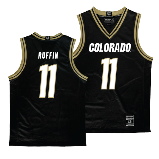 Colorado Men's Black Basketball Jersey - Javon Ruffin | #11