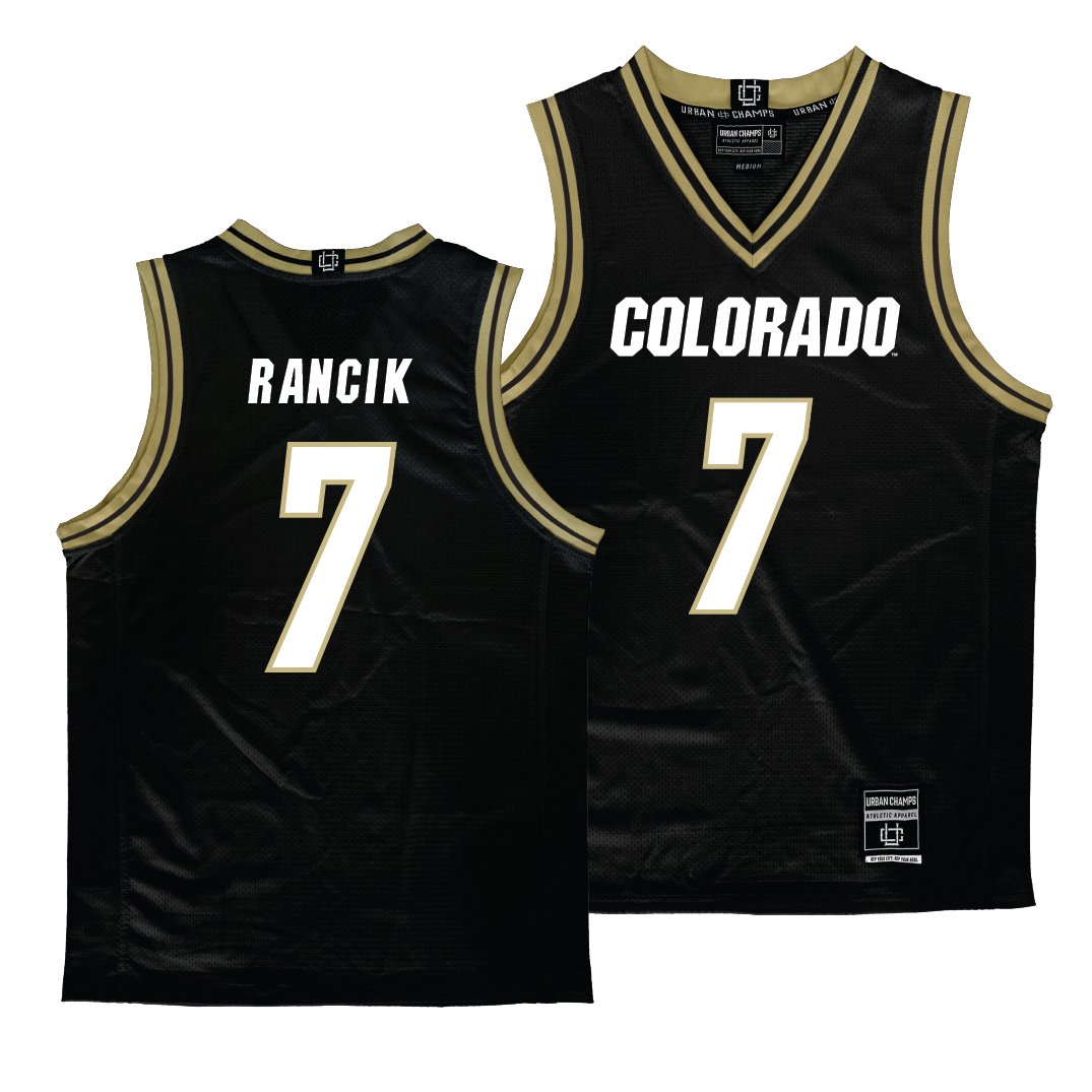 Colorado Men's Black Basketball Jersey  - Sebastian Rancik