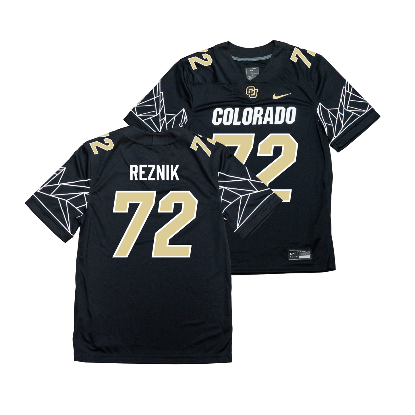 Nike Colorado Buffs Black NIL Game Replica Football Jersey - Ben Reznik | #72