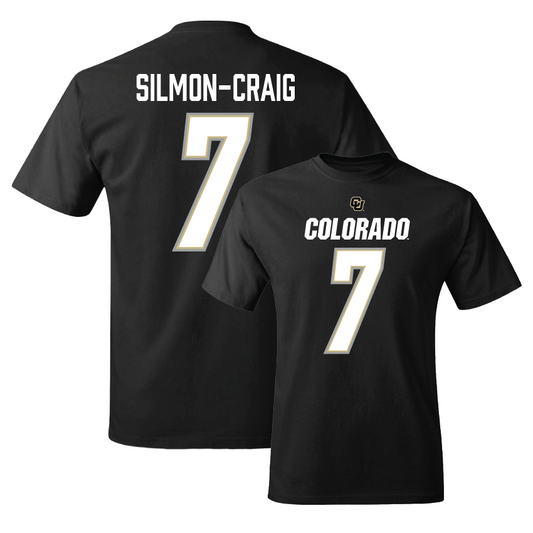 Football Black Shirsey Tee  - Cam’Ron Silmon-Craig