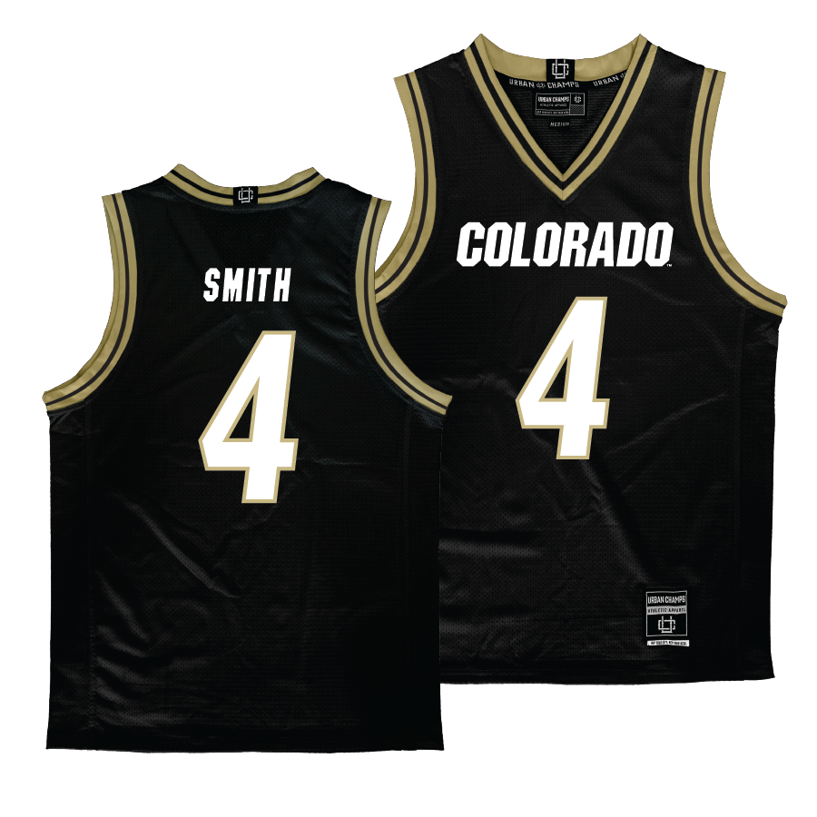 Colorado Women's Black Basketball Jersey - Sara-Rose Smith | #4