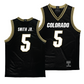 Colorado Men's Black Basketball Jersey - RJ Smith Jr. | #5