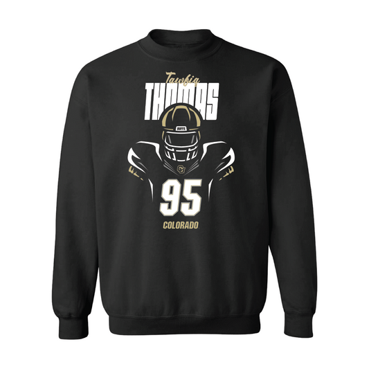 Football Black Silhouette Crew  - Tawfiq Thomas