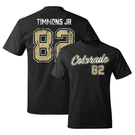 Football Black Script Tee - Terrell Timmons Jr