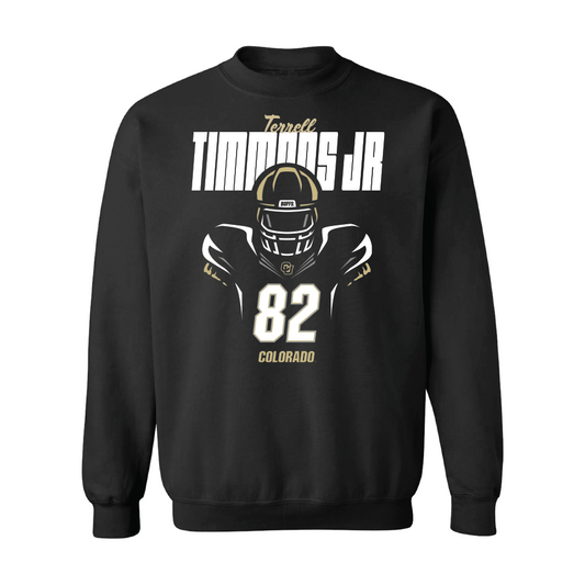 Football Black Silhouette Crew - Terrell Timmons Jr