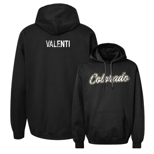 Track & Field Black Script Hoodie  - Whitney Valenti