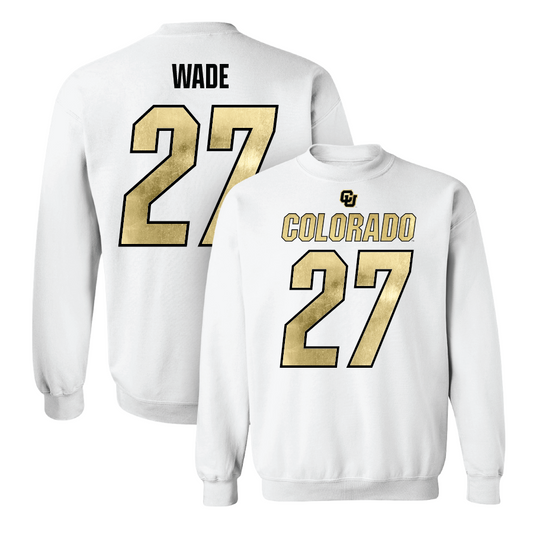 Football White Shirsey Crew - Keaten Wade