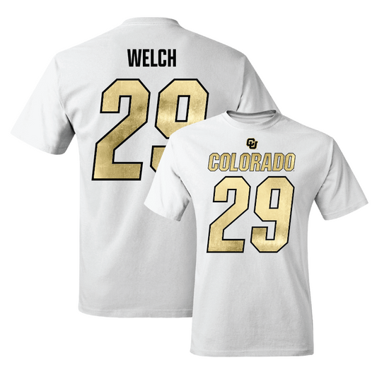 Football White Shirsey Comfort Colors Tee - Micah Welch