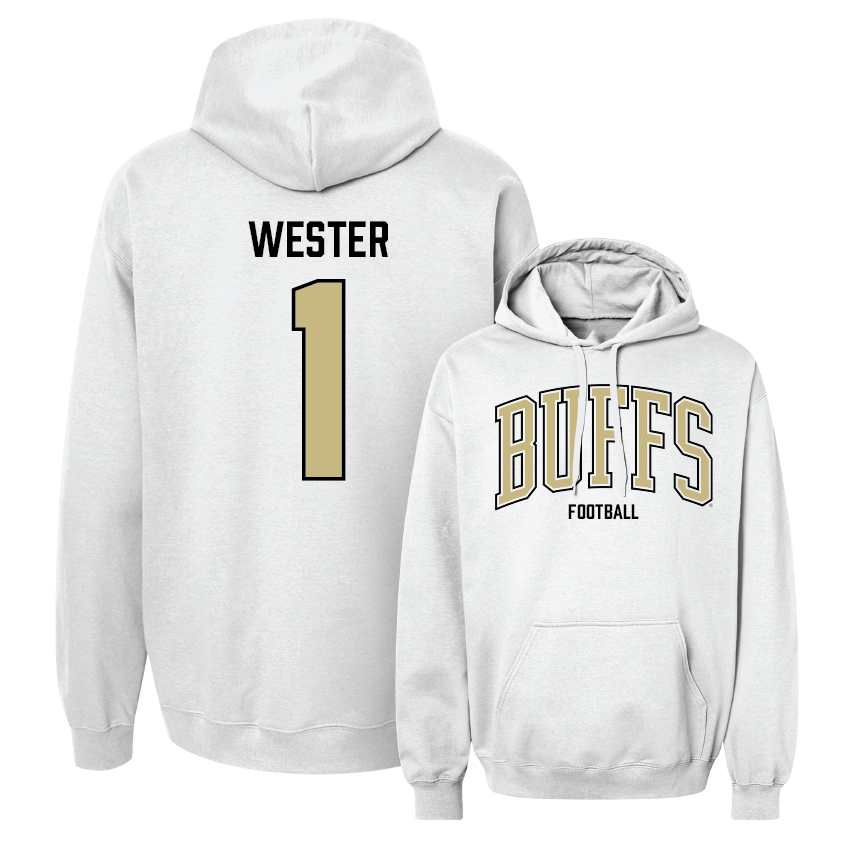 Football White Arch Hoodie  - Lajohntay Wester