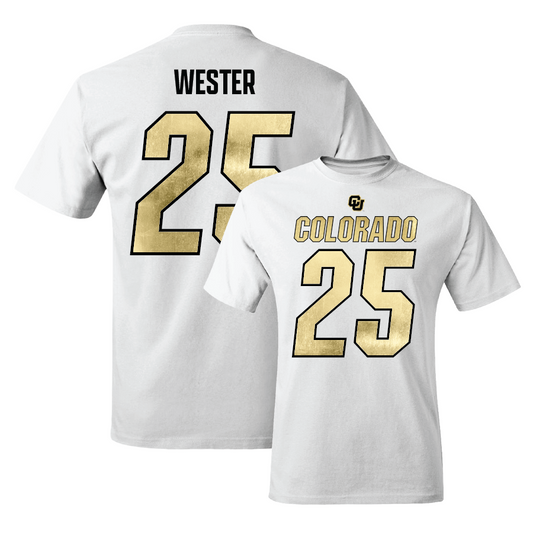 Football White Shirsey Comfort Colors Tee - Jaylen Wester