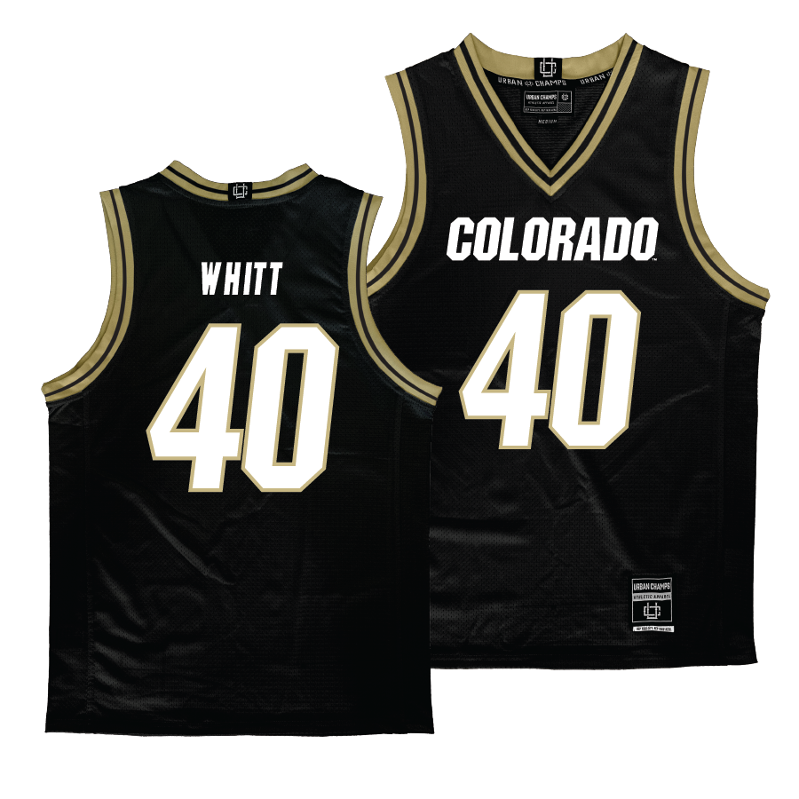 Colorado Men's Black Basketball Jersey - Grady Whitt | #40