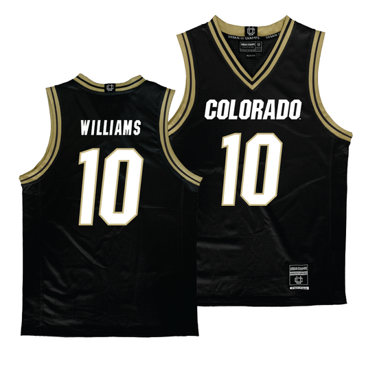 Colorado Men's Black Basketball Jersey - Cody Williams | #10