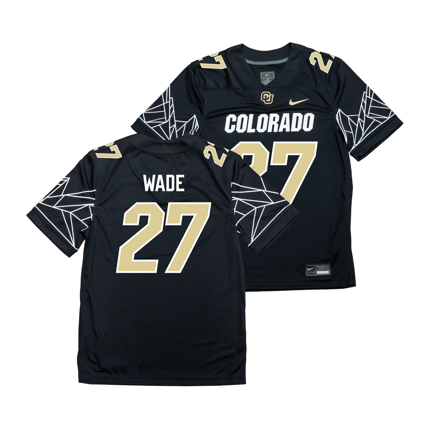 Nike Colorado Buffs Black NIL Game Replica Football Jersey - Keaten Wade