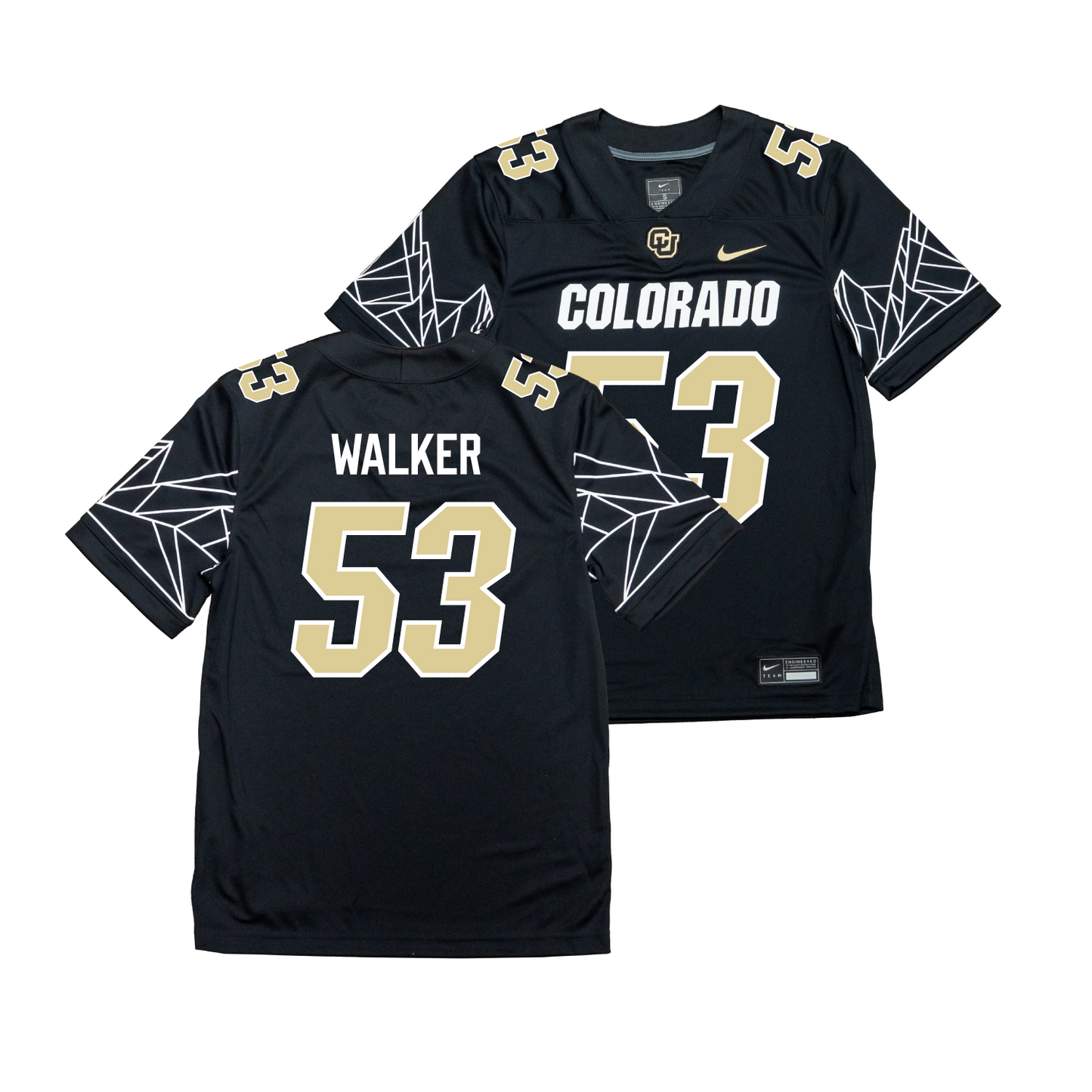 Nike Colorado Buffs Black NIL Game Replica Football Jersey - Arden Walker | #53