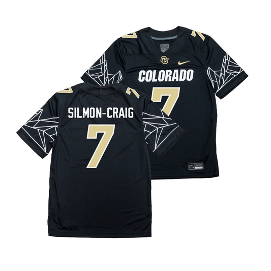 Nike Colorado Buffs Black NIL Game Replica Football Jersey   - Cam’Ron Silmon-Craig